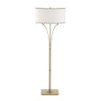 Hubbardton Forge 2009 Modern Brass Flax Shade (SE) Contemporary Formae Floor Lamp