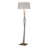 Hubbardton Forge 2012 Bronze Flax Shade (SE) Facet Floor Lamp