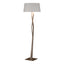 Hubbardton Forge 2012 Bronze Flax Shade (SE) Facet Floor Lamp