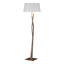 Hubbardton Forge 2012 Bronze Natural Anna Shade (SF) Facet Floor Lamp