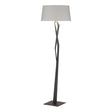 Hubbardton Forge 2012 Black Flax Shade (SE) Facet Floor Lamp