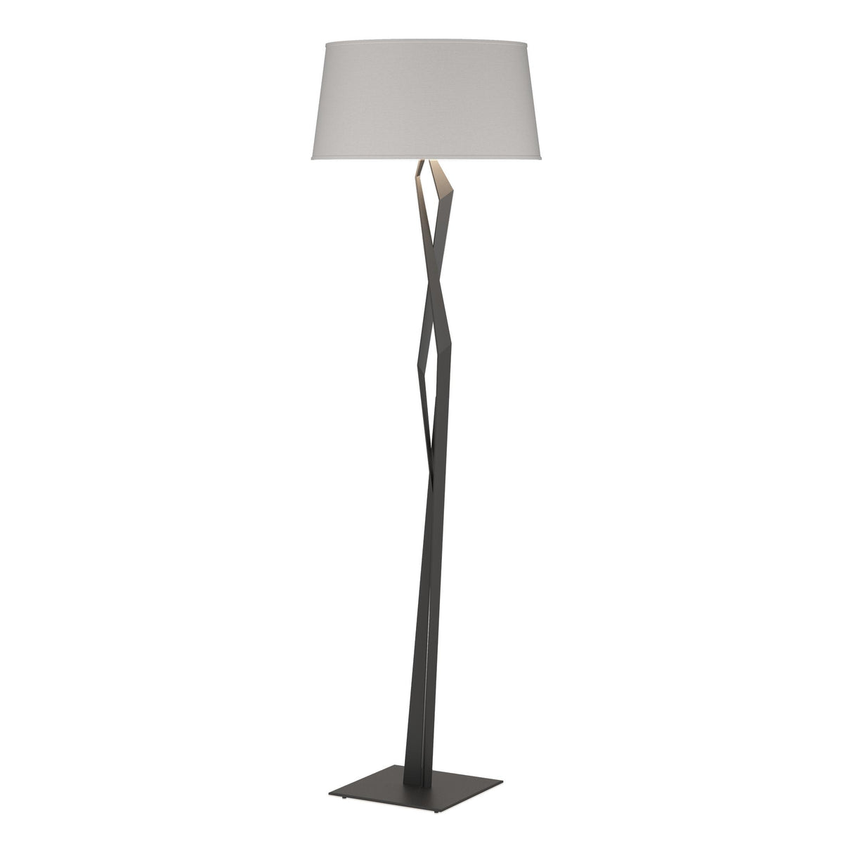 Hubbardton Forge 2012 Black Flax Shade (SE) Facet Floor Lamp