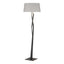 Hubbardton Forge 2012 Black Flax Shade (SE) Facet Floor Lamp
