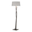 Hubbardton Forge 2012 Oil Rubbed Bronze Flax Shade (SE) Facet Floor Lamp