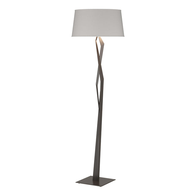 Hubbardton Forge 2012 Oil Rubbed Bronze Flax Shade (SE) Facet Floor Lamp