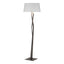 Hubbardton Forge 2012 Oil Rubbed Bronze Natural Anna Shade (SF) Facet Floor Lamp