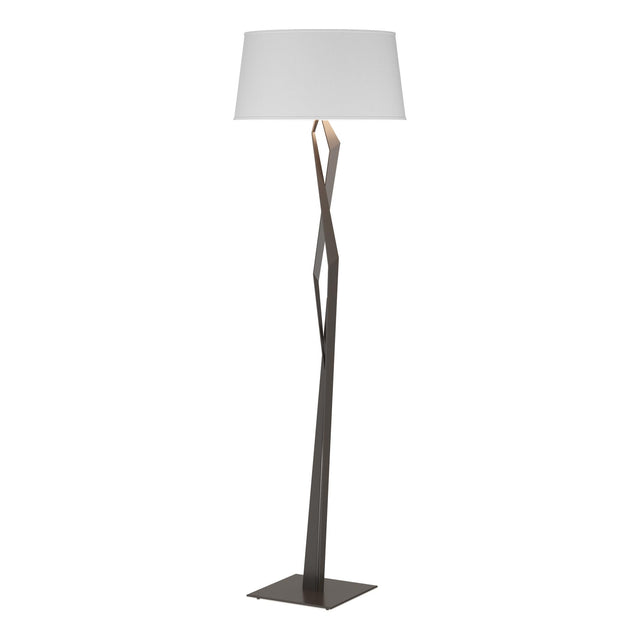 Hubbardton Forge 2012 Oil Rubbed Bronze Natural Anna Shade (SF) Facet Floor Lamp