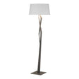 Hubbardton Forge 2012 Natural Iron Natural Anna Shade (SF) Facet Floor Lamp