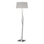 Hubbardton Forge 2012 Vintage Platinum Flax Shade (SE) Facet Floor Lamp