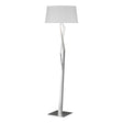 Hubbardton Forge 2012 Vintage Platinum Natural Anna Shade (SF) Facet Floor Lamp