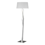 Hubbardton Forge 2012 Vintage Platinum Natural Anna Shade (SF) Facet Floor Lamp