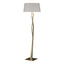 Hubbardton Forge 2012 Soft Gold Flax Shade (SE) Facet Floor Lamp