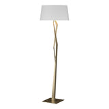 Hubbardton Forge 2012 Soft Gold Natural Anna Shade (SF) Facet Floor Lamp