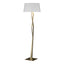 Hubbardton Forge 2012 Soft Gold Natural Anna Shade (SF) Facet Floor Lamp