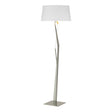 Hubbardton Forge 2012 Sterling Natural Anna Shade (SF) Facet Floor Lamp
