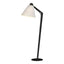 Hubbardton Forge 2013 Black Natural Anna Shade (SF) Reach Floor Lamp
