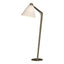 Hubbardton Forge 2013 Soft Gold Flax Shade (SE) Reach Floor Lamp