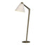 Hubbardton Forge 2013 Soft Gold Natural Anna Shade (SF) Reach Floor Lamp
