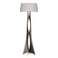Hubbardton Forge 2013 Bronze Flax Shade (SE) Moreau Floor Lamp