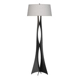 Hubbardton Forge 2013 Black Flax Shade (SE) Moreau Floor Lamp