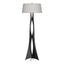 Hubbardton Forge 2013 Black Flax Shade (SE) Moreau Floor Lamp