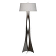 Hubbardton Forge 2013 Oil Rubbed Bronze Flax Shade (SE) Moreau Floor Lamp