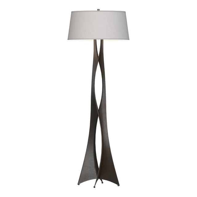 Hubbardton Forge 2013 Oil Rubbed Bronze Flax Shade (SE) Moreau Floor Lamp