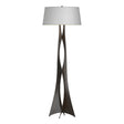 Hubbardton Forge 2013 Oil Rubbed Bronze Natural Anna Shade (SF) Moreau Floor Lamp