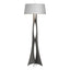Hubbardton Forge 2013 Natural Iron Natural Anna Shade (SF) Moreau Floor Lamp