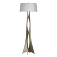 Hubbardton Forge 2013 Soft Gold Natural Anna Shade (SF) Moreau Floor Lamp