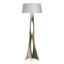 Hubbardton Forge 2013 Soft Gold Natural Anna Shade (SF) Moreau Floor Lamp