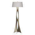 Hubbardton Forge 2013 Soft Gold Flax Shade (SE) Moreau Floor Lamp