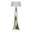 Hubbardton Forge 2013 Soft Gold Flax Shade (SE) Moreau Floor Lamp