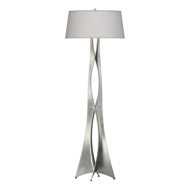 Hubbardton Forge 2013 Sterling Flax Shade (SE) Moreau Floor Lamp