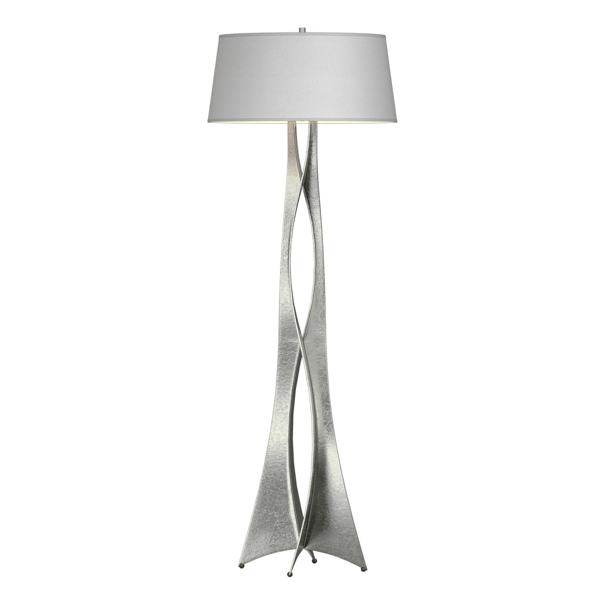 Hubbardton Forge 2013 Sterling Natural Anna Shade (SF) Moreau Floor Lamp