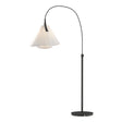 Hubbardton Forge 2011 Natural Iron Spun Frost (SH) Mobius Arc Floor Lamp