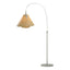 Hubbardton Forge 2011 Sterling Spun Amber (SI) Mobius Arc Floor Lamp