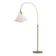 Hubbardton Forge 2011 Modern Brass Spun Frost (SH) Mobius Arc Floor Lamp