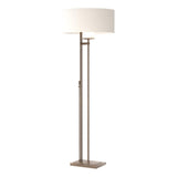 Hubbardton Forge 2011 Bronze Natural Anna Shade (SF) Rook Floor Lamp
