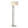 Hubbardton Forge 2011 Dark Smoke Flax Shade (SE) Rook Floor Lamp