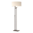 Hubbardton Forge 2011 Oil Rubbed Bronze Flax Shade (SE) Rook Floor Lamp