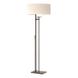 Hubbardton Forge 2011 Oil Rubbed Bronze Flax Shade (SE) Rook Floor Lamp