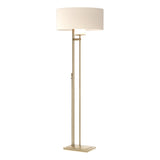 Hubbardton Forge 2011 Soft Gold Flax Shade (SE) Rook Floor Lamp