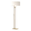 Hubbardton Forge 2011 Soft Gold Natural Anna Shade (SF) Rook Floor Lamp