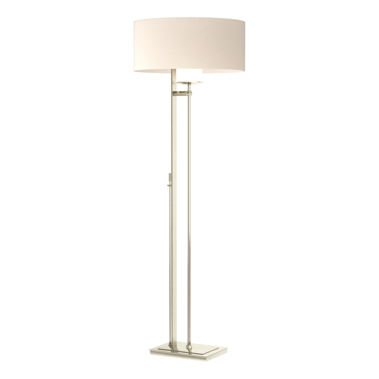 Hubbardton Forge 2011 Sterling Flax Shade (SE) Rook Floor Lamp
