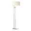 Hubbardton Forge 2011 Sterling Natural Anna Shade (SF) Rook Floor Lamp