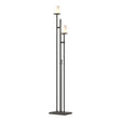 Hubbardton Forge 2011 Natural Iron Opal Glass (GG) Rook Twin Floor Lamp