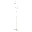 Hubbardton Forge 2011 Sterling Opal Glass (GG) Rook Twin Floor Lamp