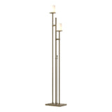 Hubbardton Forge 2011 Soft Gold Opal Glass (GG) Rook Twin Floor Lamp