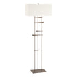 Hubbardton Forge 2013 Bronze Natural Anna Shade (SF) Cavaletti Floor Lamp